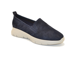 SLIP-ON EXTALIGHT IN PELLE SCAMOSCIATA BLU 43B7